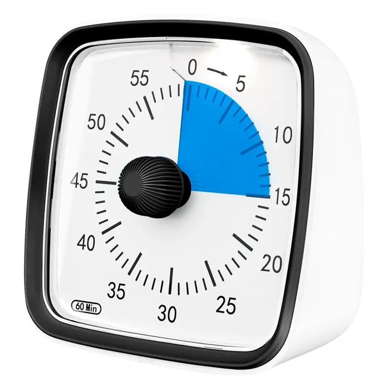 【PLAISIR】Digital Kitchen Timer With Visual Countdown, Count Up, Loud Alarms For Enhanced Cooking And Baking