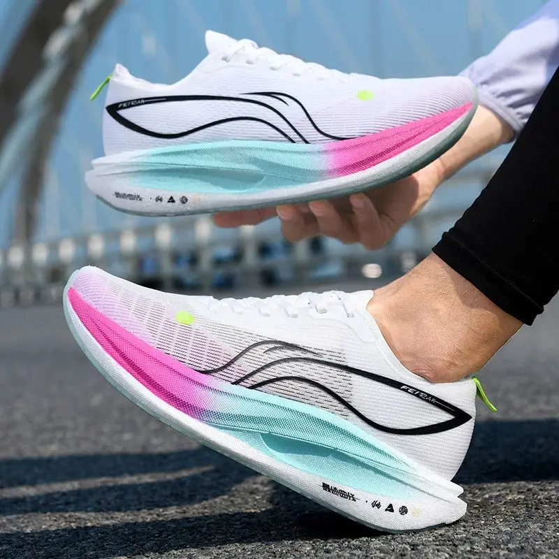 

Новые профессиональные кроссовки для мужчин с карбоновой пластиной, спортивная тренировочная спортивная обувь, уличные кроссовки унисекс