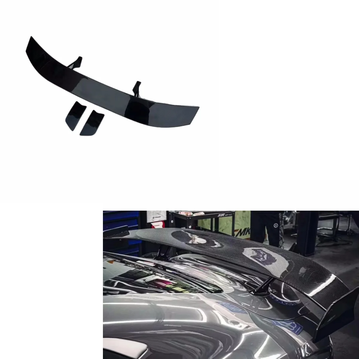 

For Aston Martin Vantage 2020-2023 Upgrade to F1 Style High Quality Carbon Fiber Rear Wing Spoiler Body Kit Car Parts