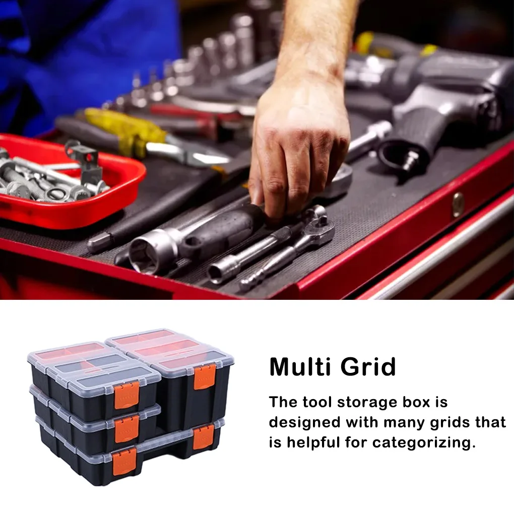 Separate Your Tools With Multi Compartment Toolbox For Easy Access Multi Compartment Tool Container Detachable Tool Box