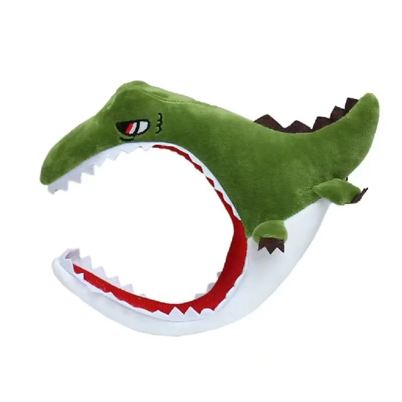 Anime Cosplay Dinosaur Crab Headband Amusement Park Super Cute Cartoon Funny Headband Hair Tie Hair Accessory