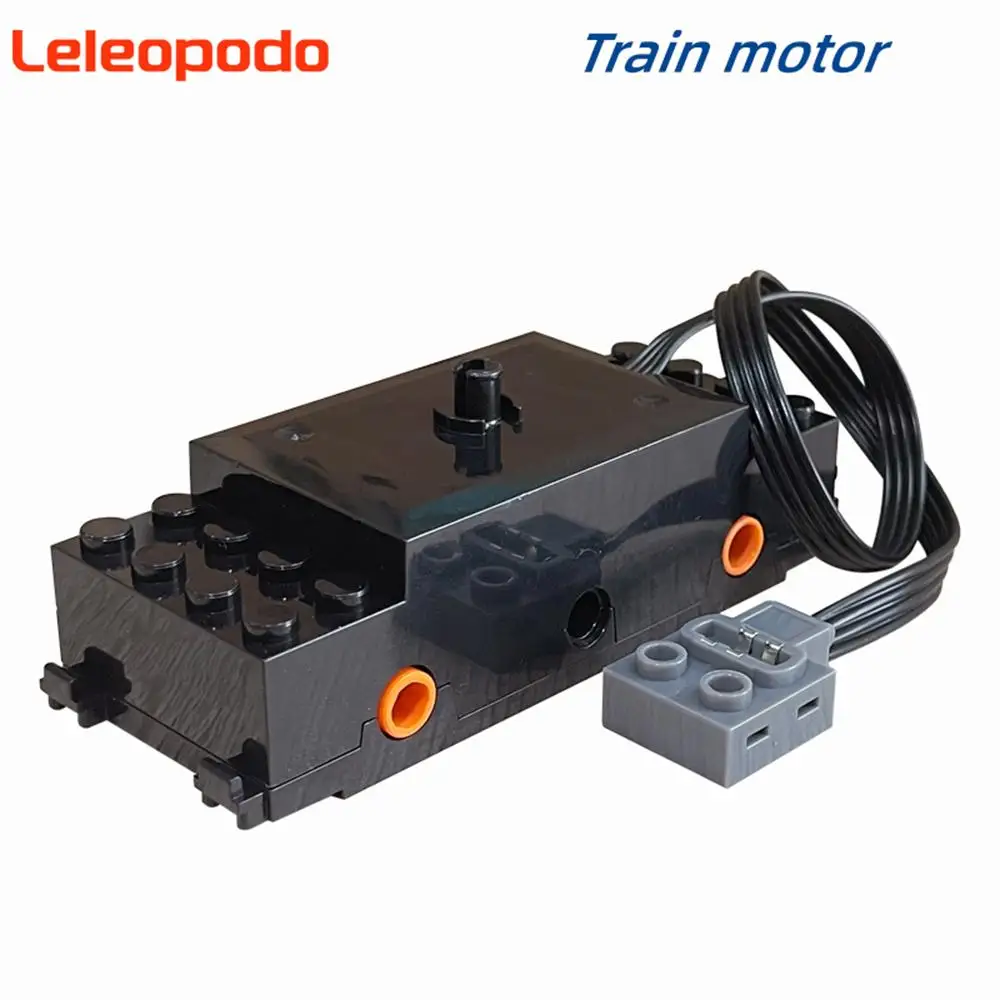 1/2/5/8Pcs New Train Track Motor 88002 Technical Speed Motor Building Blocks for 10254 53401 53400 Rail Tracks Toys Accessories
