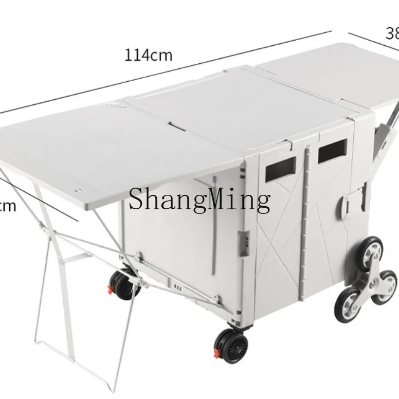 

DSA Outdoor Camper Side Table Home Grocery Shopping Cart Carrying Case Climbing Cart