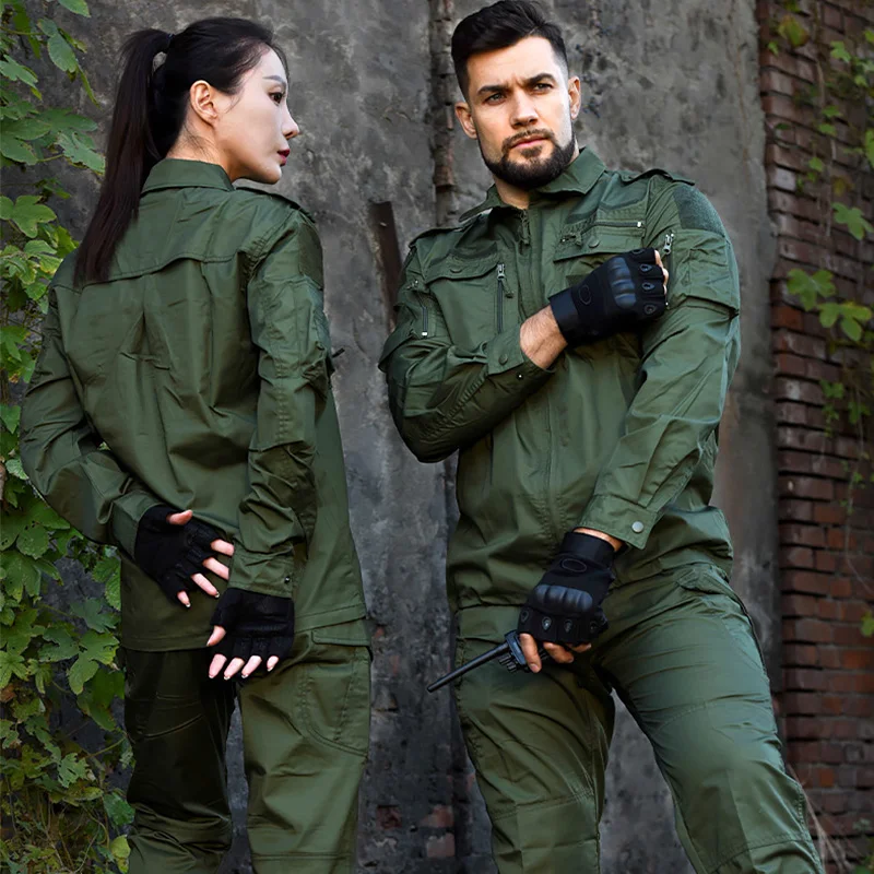 Męski taktyczny zestaw wojskowy wojskowy mundur kamuflaż Airsoft sprzęt sprzęt wojskowy Outdoor odzież robocza garnitury sportowe