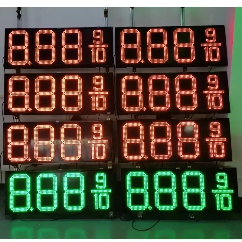 digital fuel price signs gas price display gas station display