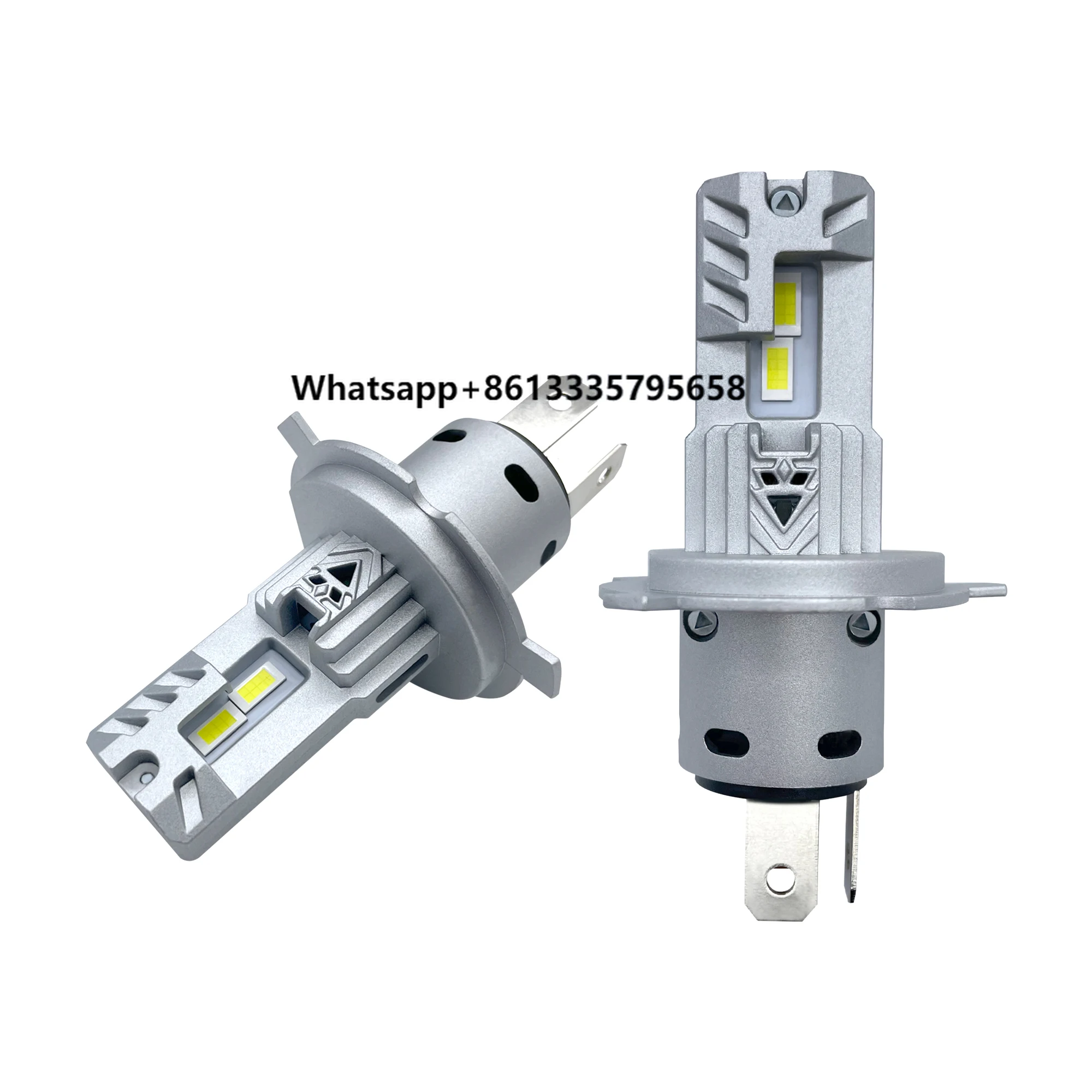 

[50 Sets ONE CARTON] Factory Sale Car Lights V25 Fan Design CSP H4 H7 H8 Led Headlight Bulb 10000 Lumens Auto Lamp Replacement