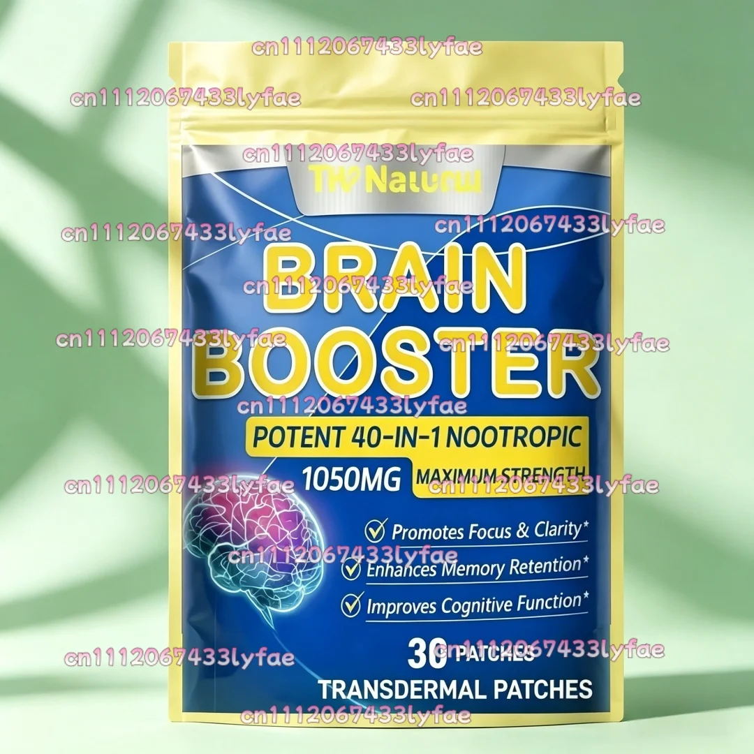 30 Patches Brain Booster Transdermal Patches Nootropics Patches Support Focus Memory Concentration Cognitive