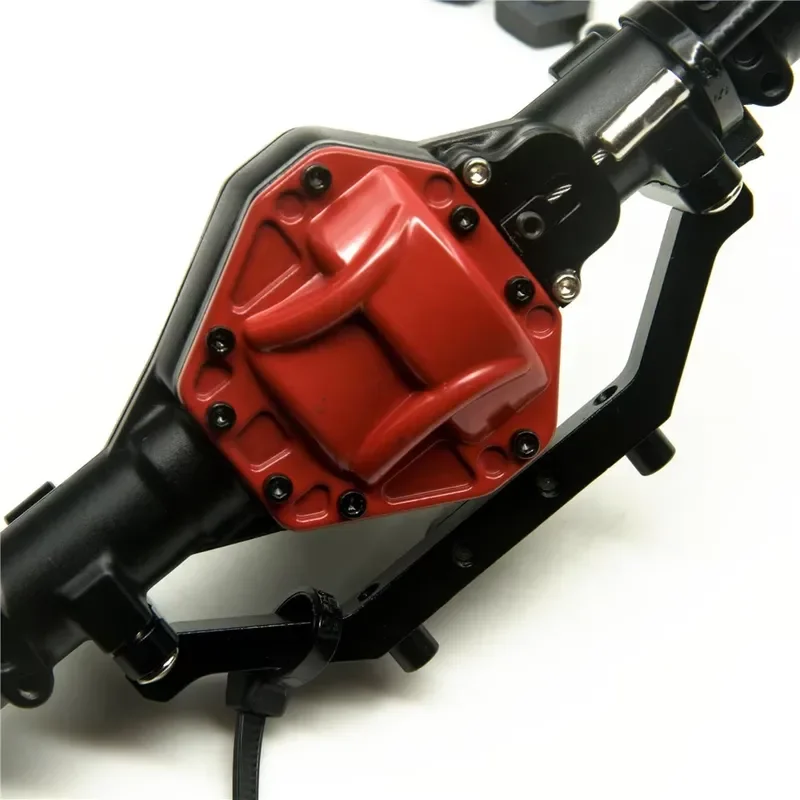 Hot Sale Machined Steering Linkage Kit Aluminum Alloy 4WD Lock Heavy Rear Axle for 1/10 A103008 RC Rock Crawler Car