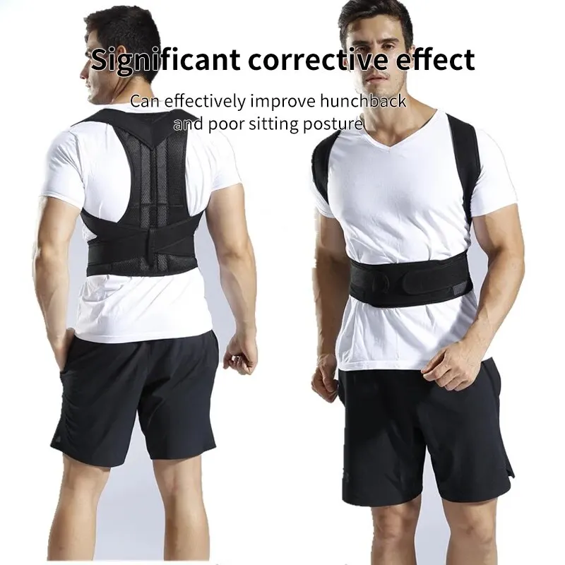 1PC Humpback Correction Sports Adult Back Correction Strap Spine Correction Anti-hunchback Fixed Back Correction Belt For Adult