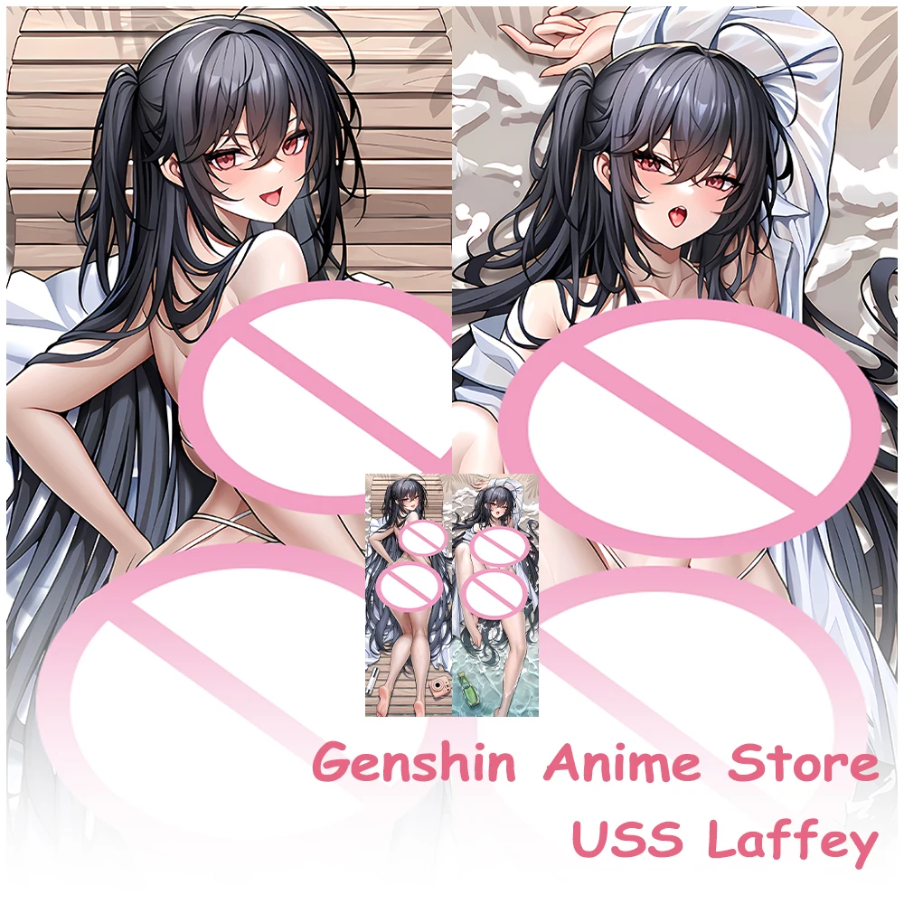 

Azur Lane USS Laffey Anime Dakimakura Pillowcase Double Side Hugging Body Pillowcase Cushion Cover Home Bedding Decor