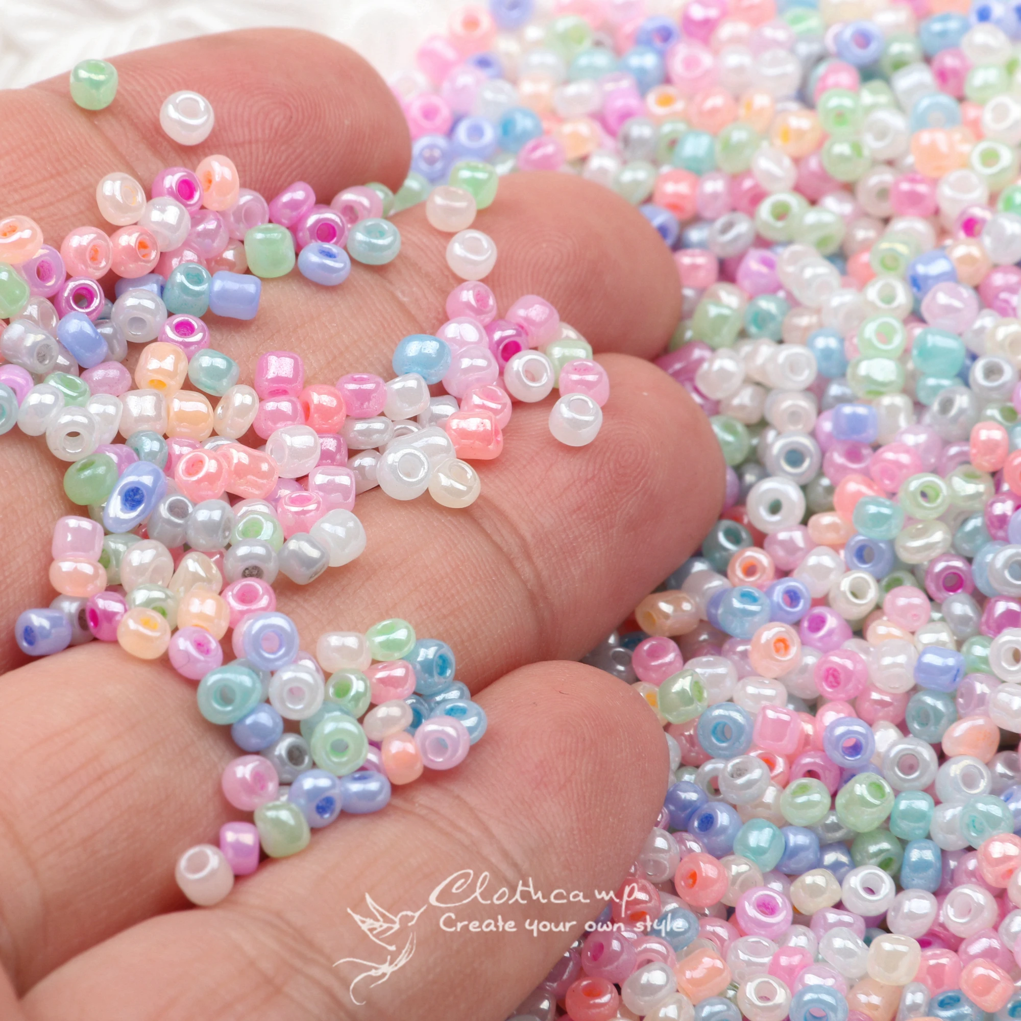 3mm Glass Seed Bead shiny pastel 8/0 Color Opaque Seed  mix Mini Rocailles beads For Jewelry Making DIY 25g/700pcs GSB-A