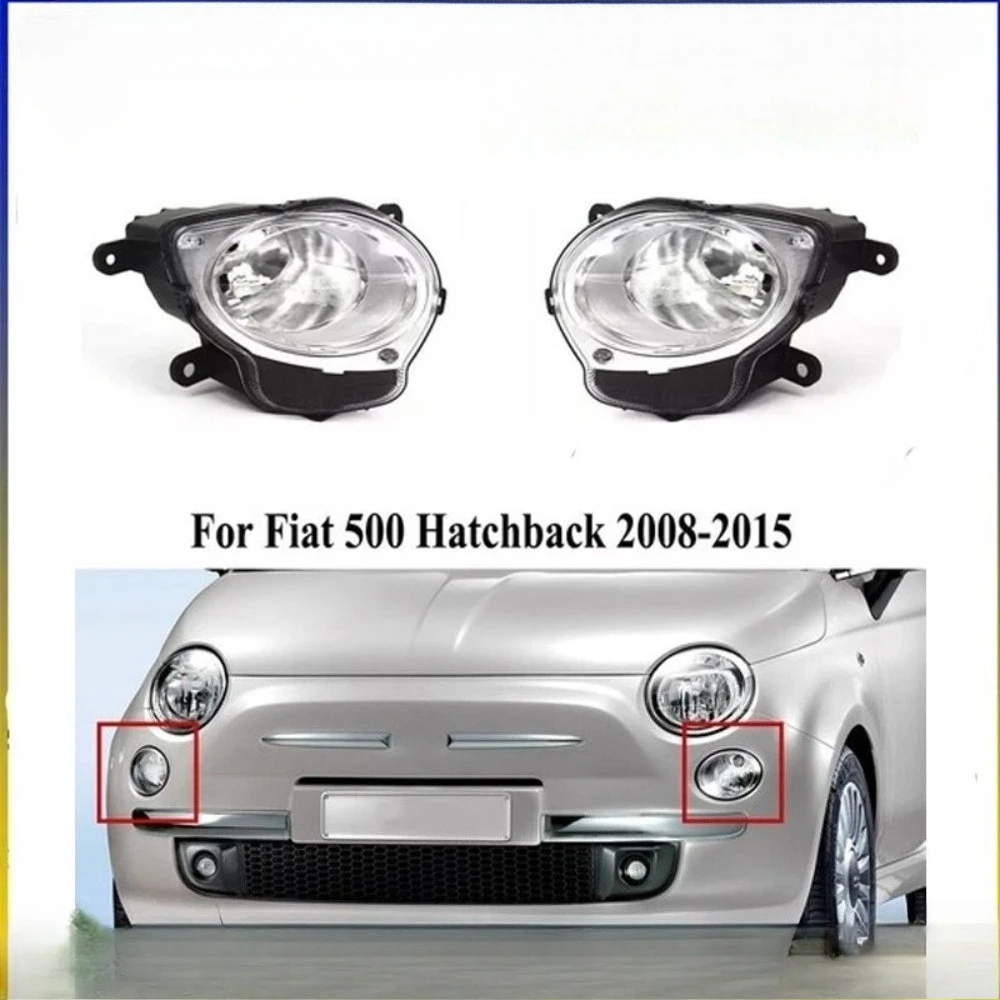 

Подходит для Fiat 500 500C 08-15, корпус передней фары автомобиля с галогенной лампой (одинарный дальний свет), левый и правый OEM 51786772 51786771
