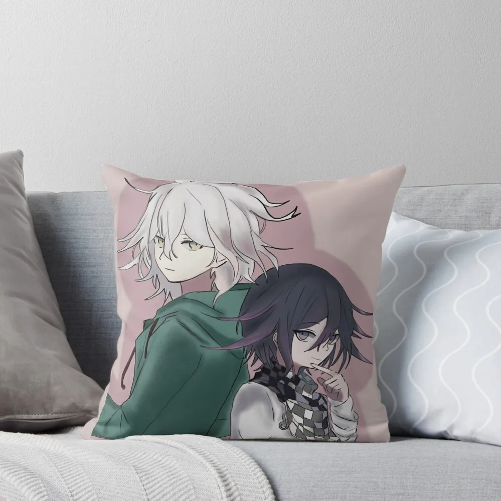 

Komaeda Nagito and Kokichi Throw Pillow Throw Pillow Christmas Covers Luxury Pillow Case