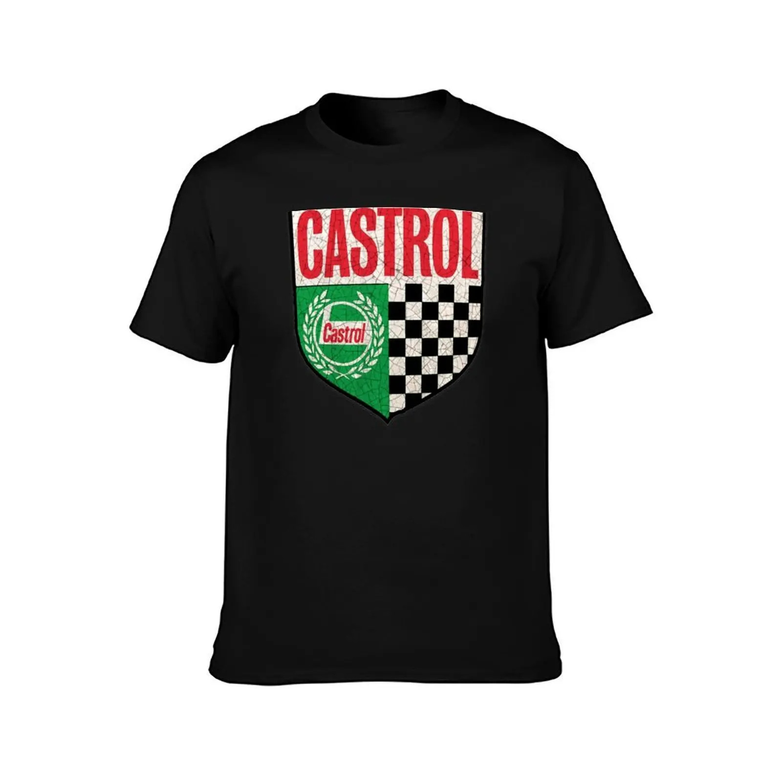 Vintage Castrol Motor Oil Racing T-Shirt, Summer Casual Cotton Tee, Oversized Streetwear Tops, Vintage Graphic Print
