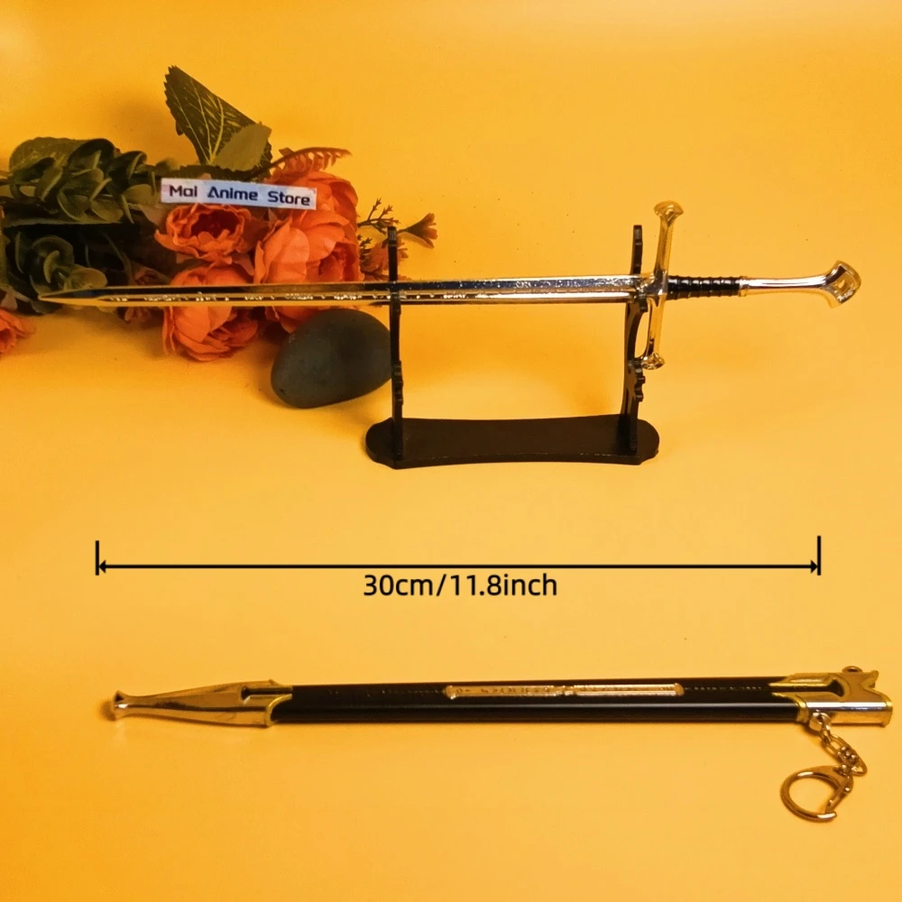 11.6 بوصة باجينز كاتانا نورثيل السيف الحقيقي الياباني كاتانا الساموراي المعادن القرون الوسطى النينجا سكين حلقة أراغورن بريق لعبة هدية