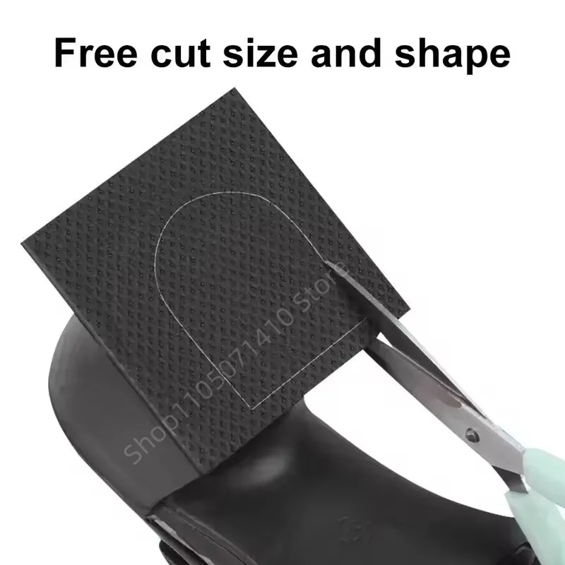 DIY Anti-slip Furniture Mute Mats Black Thick 6mm Bumper Damper Self Adhesive Wear-Resistant Table Chair Foot Protection Pad