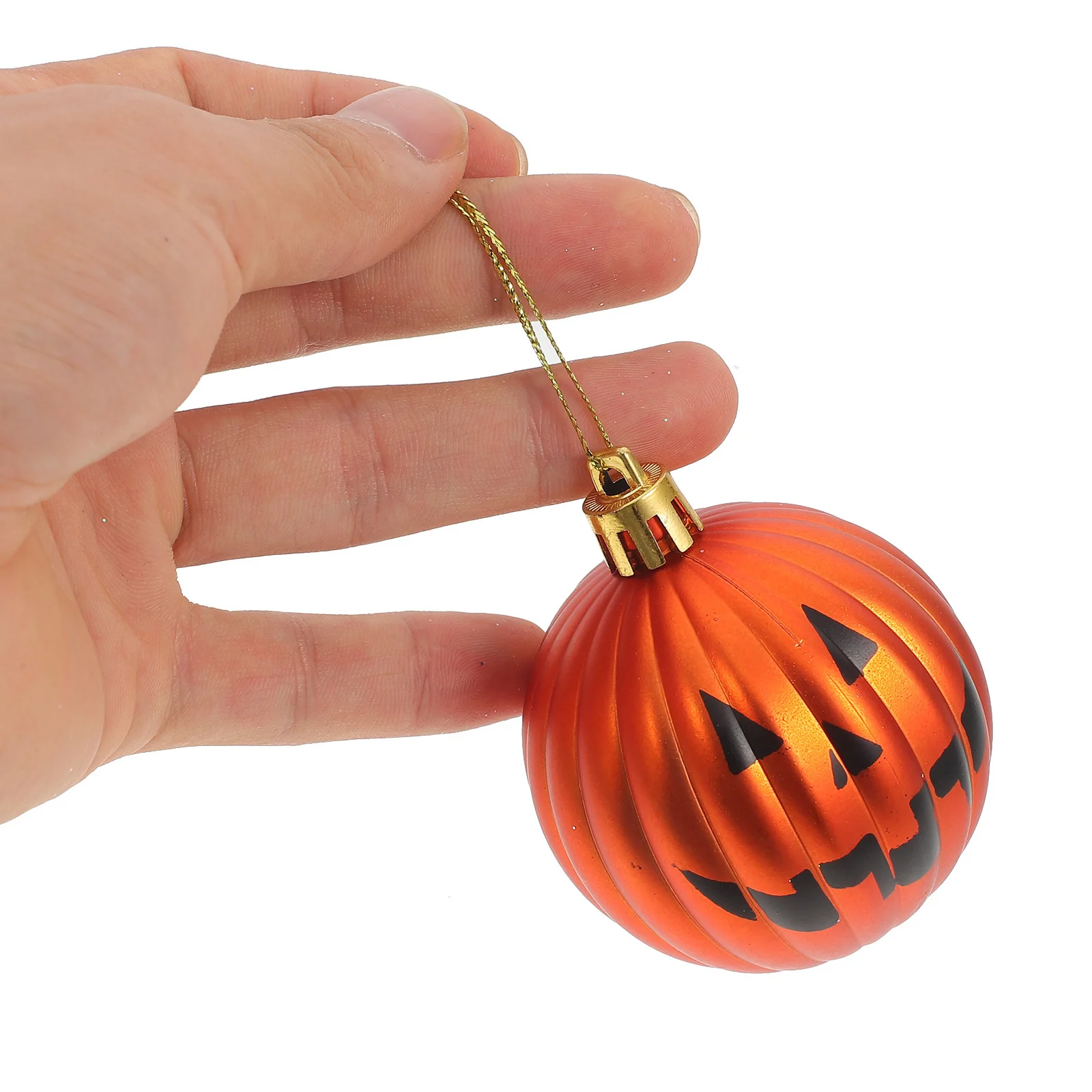 

6Pcs Halloween Ball Ornaments Festive Hanging Decor for Home and Desk Halloween Party Supplies Party Supplies Hanging Decor