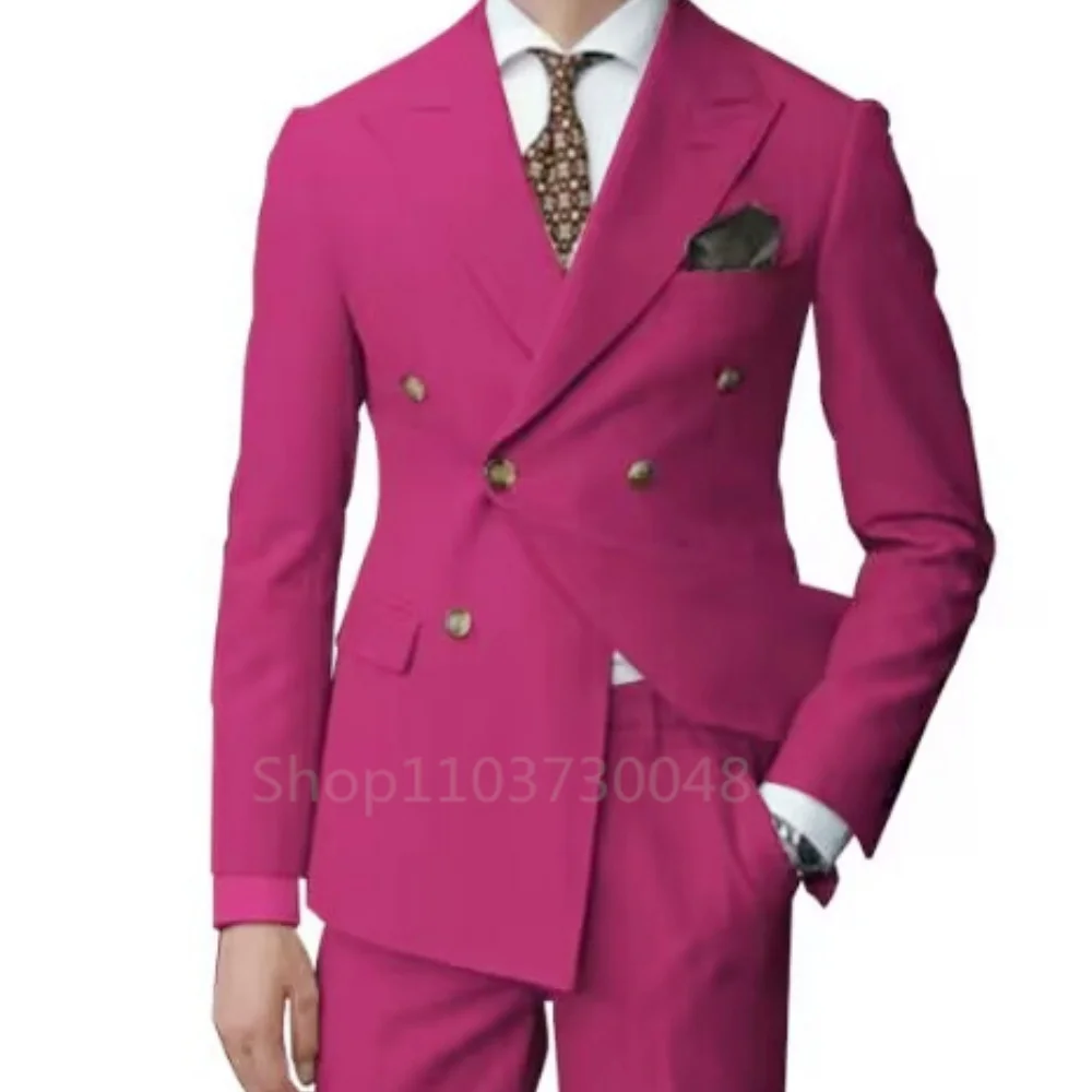 

Подходит для пиковых лацканов, комплект из двух предметов, свадебные мужские костюмы, модный стиль, пиджак, брюки, официальная деловая вечеринка, одежда для жениха, смокинги, костюм Homm