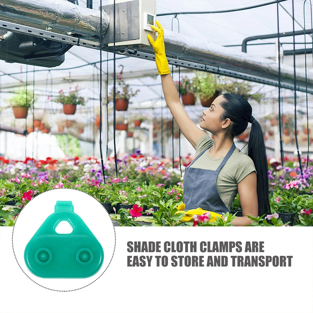 

30pcs Net Clips for Fixing Shade Cloth Greenhouse Clips For Garden Mesh Clip Sunshade Clamps Plastic Gardening Tools