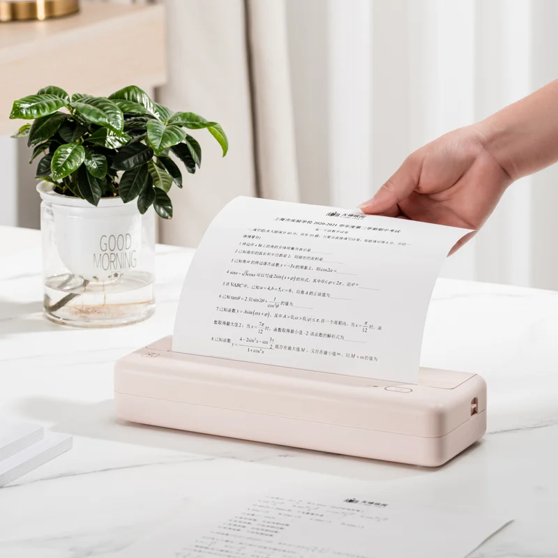 

A4 Mini Document Thermal Printer Portable Printer 210mm USB Bluetooth Home Business Mobile Small Size Printer