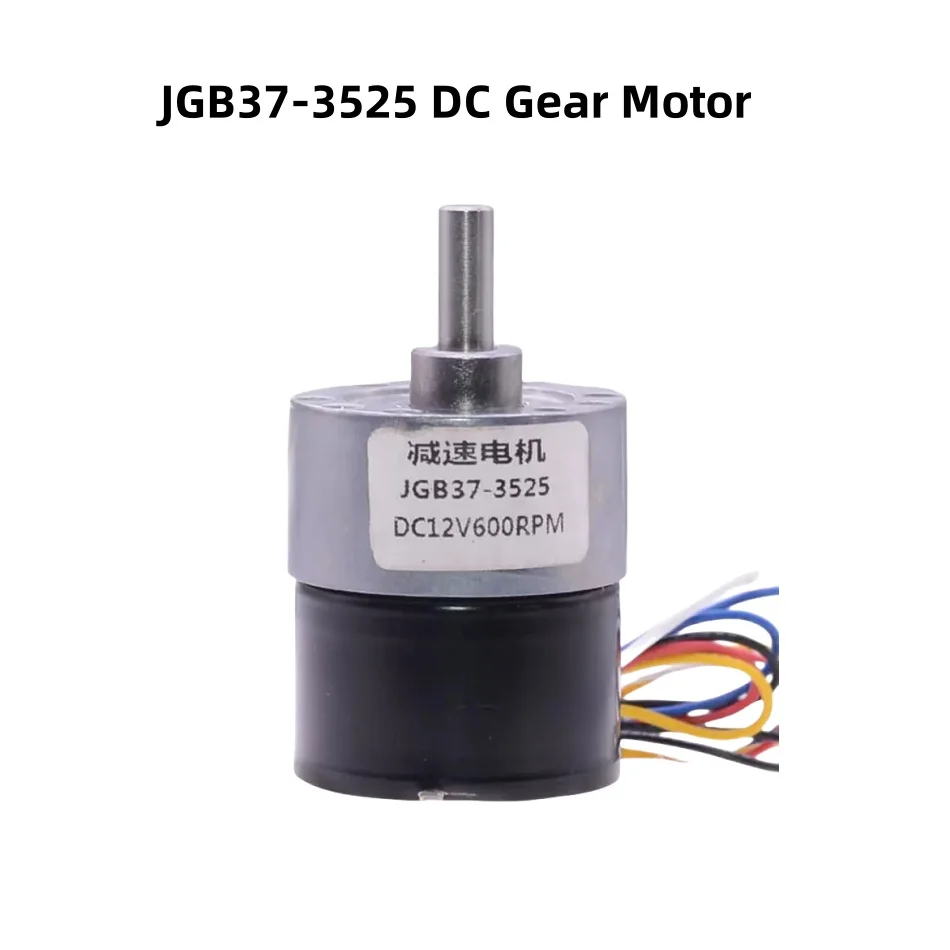 

12V24V JGB37-3525 DC Gear Motor Brushless Eccentric Shaft Low Speed High Torque CW/CCW For DIY Model Robot/Electric Window/Door