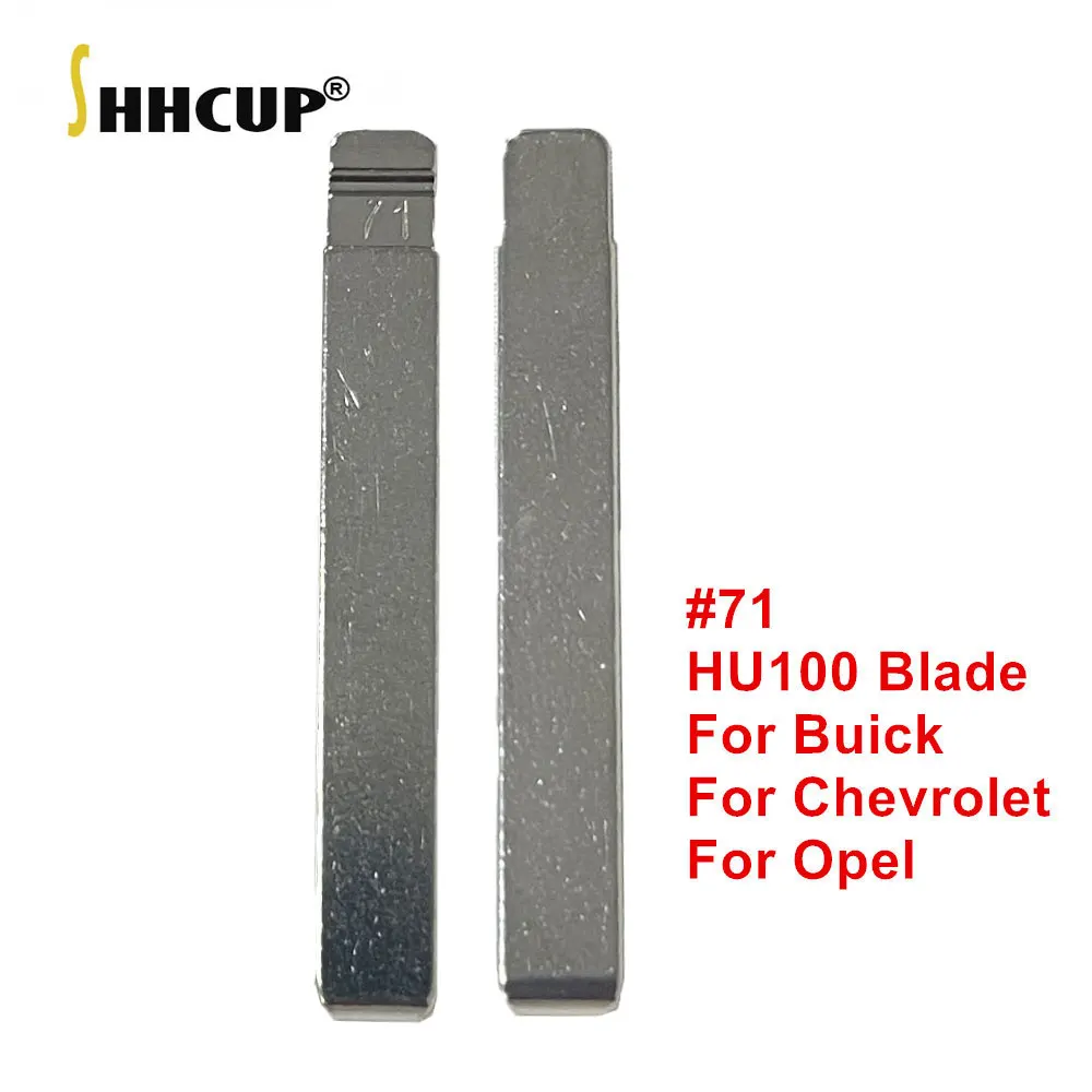 10pcs/batch #71 Lux HU100 Uncut Key Blanks KD Car Key Blank for Buick Excelle GT Chevrolet Cruze Cadillac Opel Remote Key Blade