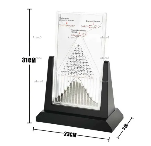 Galton board normal distribution model scientific desktop ornament, decompression mathematics probability enthusiast gift Alano