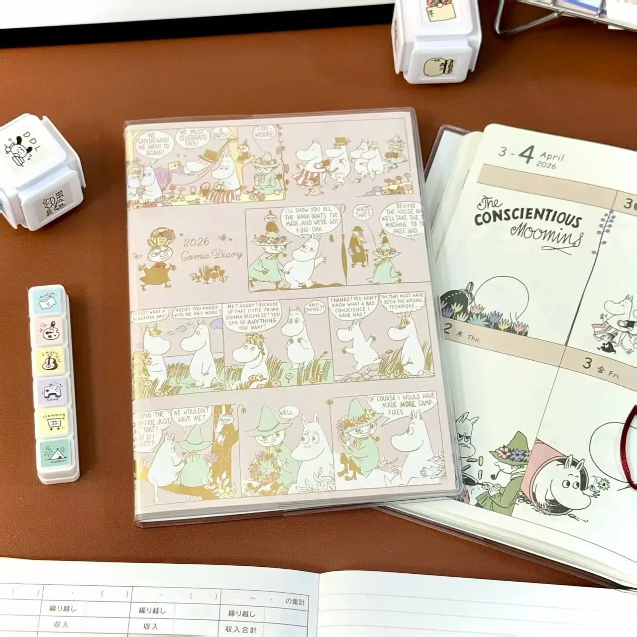 2025 Cute Cate Notebook Color Page Design Style School Specific Notebook Student Memoirs Excerpt Diary School Specific Notebook