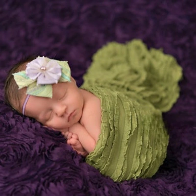 

Одеяло для новорожденных Ruffle Wrap&Swaddle Blanket — многофункциональная ткань для фотореквизита для укладки и портретов для младенцев. Нужностьálálállarlalarlalarla gratisät von침