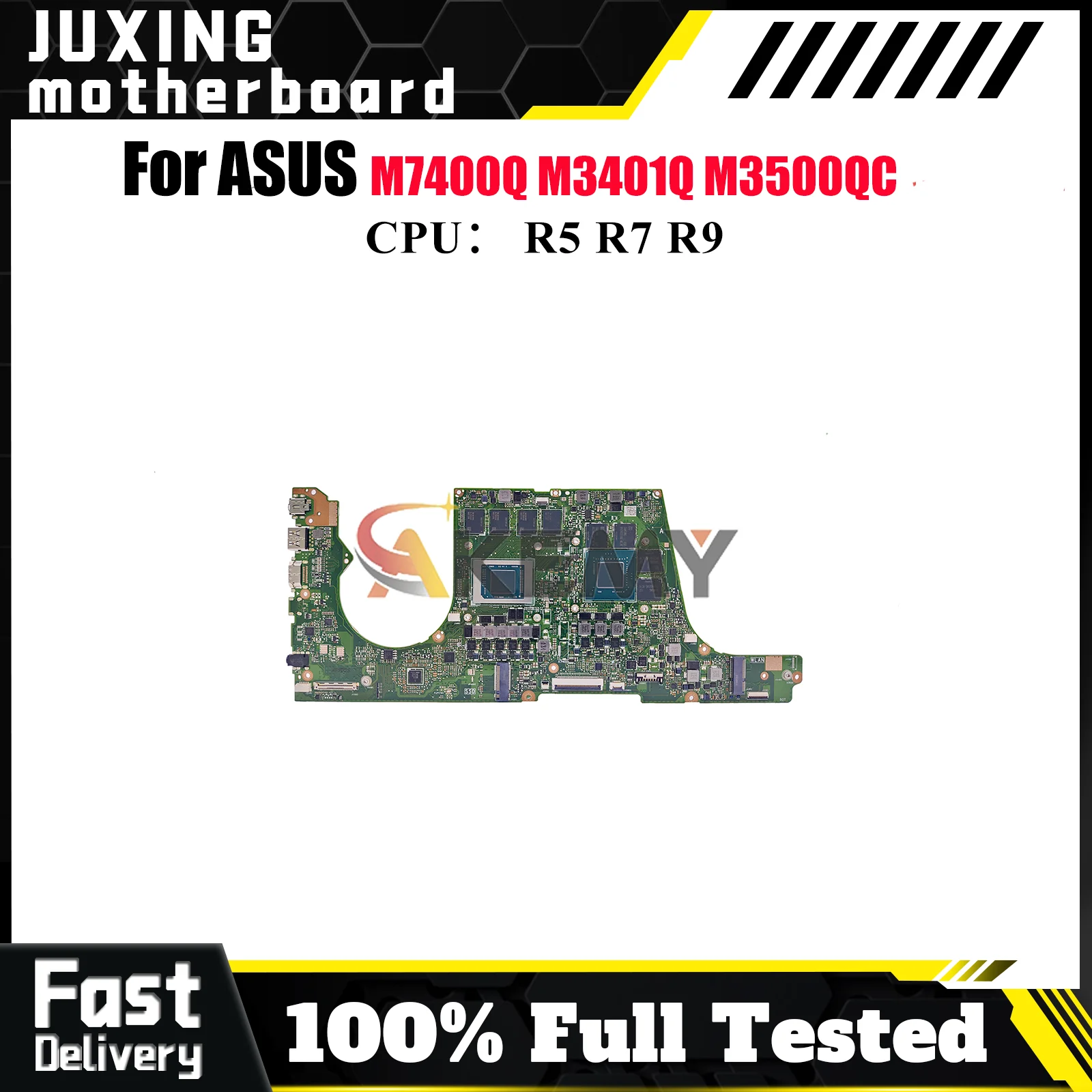 

Материнская плата M3500QC для ноутбука ASUS VivoBook M7400Q M7600Q M3400QC D3500Q M3400Q M3400QE M3500Q M3401Q с процессором R5 R7 R9