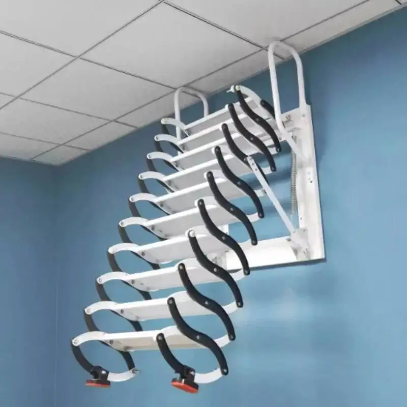 

Ladders Telescopic Indoor Carbon for Home Steel Outdoor Wall-mounted 사다리 Folding Step Ladder Space-saving Attic Lift Staircase