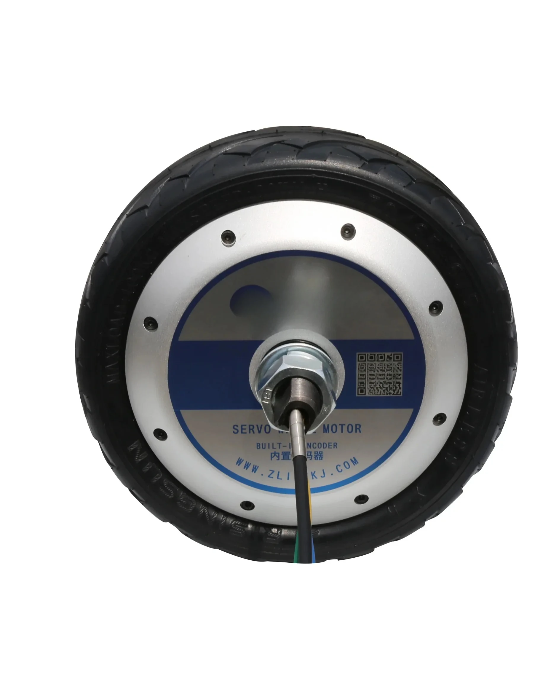10inch 48V 800W high torque hub motor 20N.m 150RPM 4096PPR encoder gearless brushless AGV drive in wheel dc motor for AMR