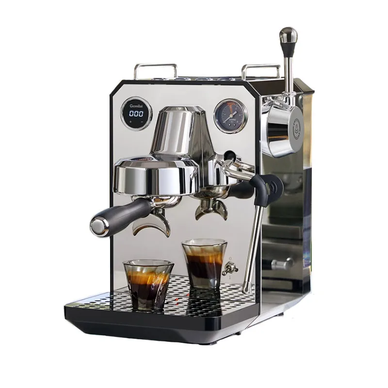 20Bar Italian Espresso Coffee Maker Machine Coffee Grinder Cappuccino Milk Frother Semi-automatic Espresso Machine