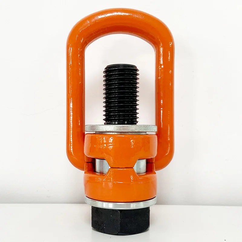 สลิงยกน้ำหนักเกรด 80 พร้อมห่วงหมุนแบบหมุนได้รอบทิศทาง อุปกรณ์ยกแบบดึงด้านข้าง ห่วงยกแบบหมุนอเนกประสงค์