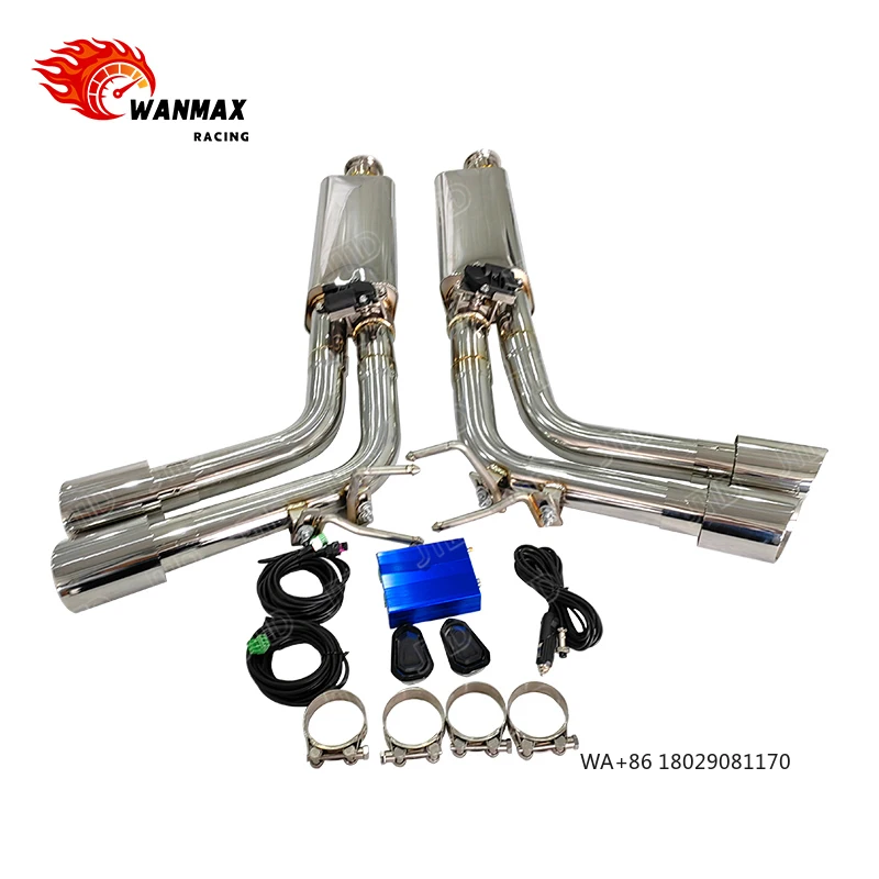 

Высокопроизводительная выхлопная система Valvetronic Catback из нержавеющей стали 304SS для G63 G500 G550 G-класса W463A W464 2018+