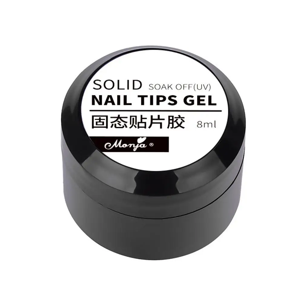 2024 New High-end Solid Patch Gel Wearable Nail Peelable Patch Gel Adhesive For Fake Nail Polishing Solid State Chip Adhesi P8X7 image 3