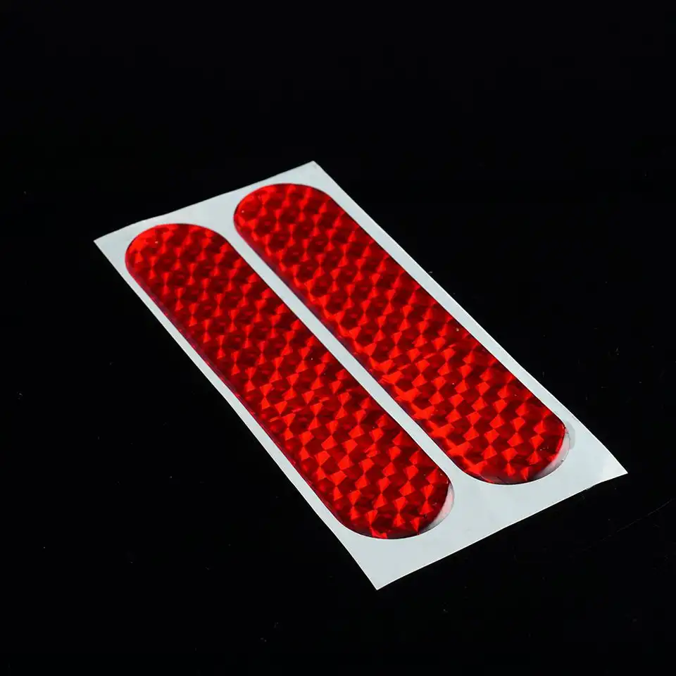 Reflective Car Door Sticker Safety Opening Warning Accessories Decal Reflector Car Interior Reflector Tape Sticker Auto Y2Y2 - 4