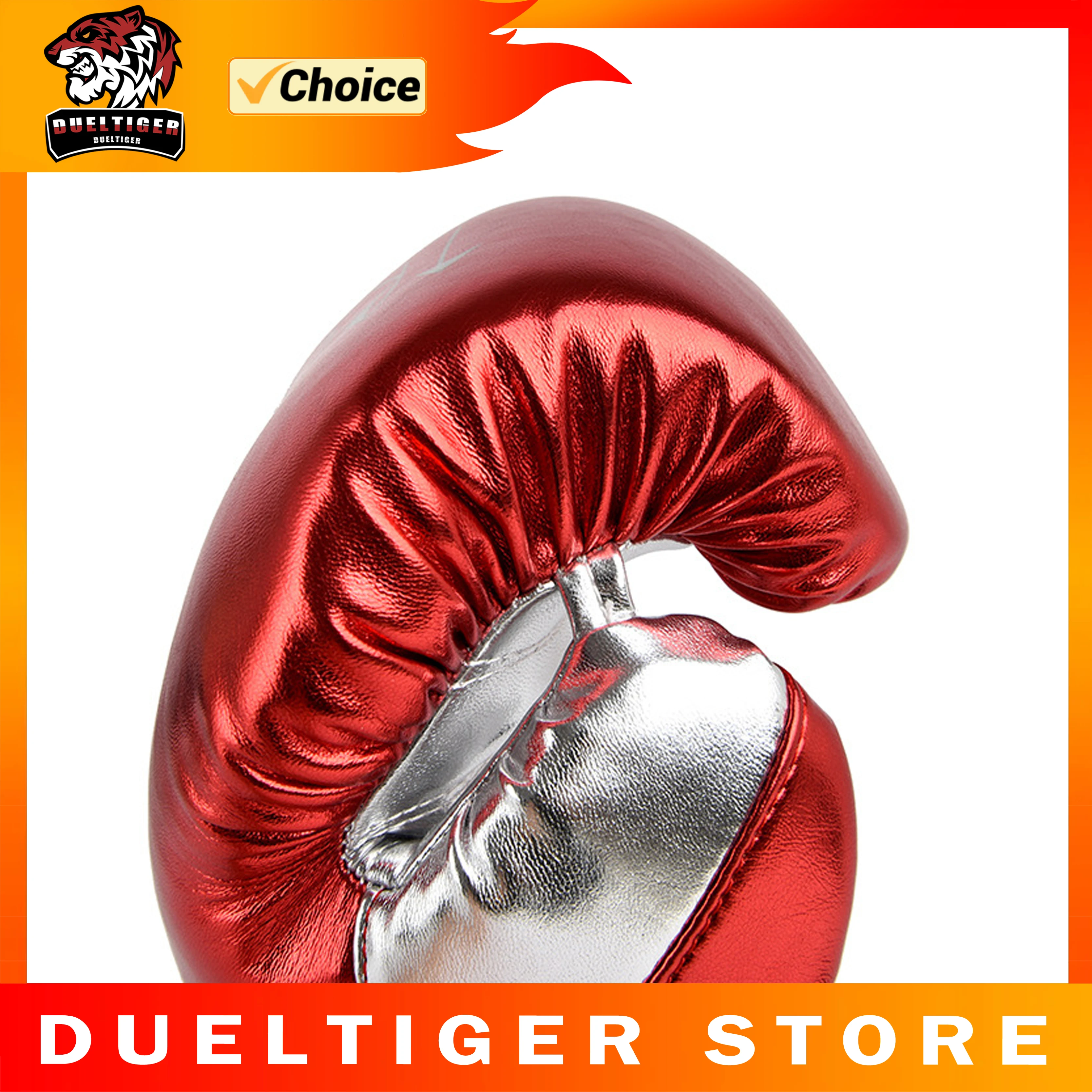 DUELTIGER Fiber Boxing Gloves for Adults Muay Thai Training Gloves Free Combat Punching Sandbag Fighting Fitness Accessories