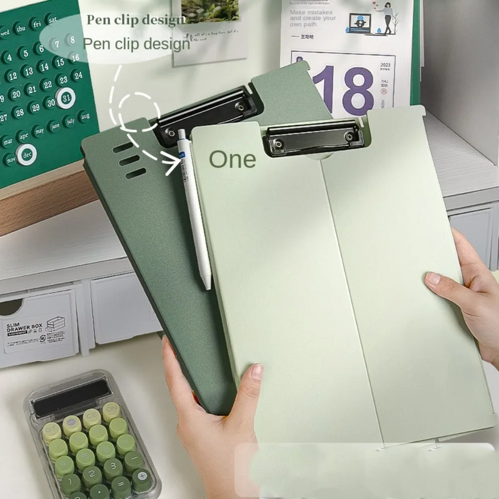 Writing Pad File Folder Clipboard Folding Stationery Memo Clip Board Portable Waterproof A4 Profile Clipboard Student