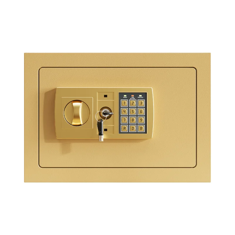 

Safe Household Small Mini Electronic Password Safe Office Financial Anti-theft Safes Wall Safes Deposit Box