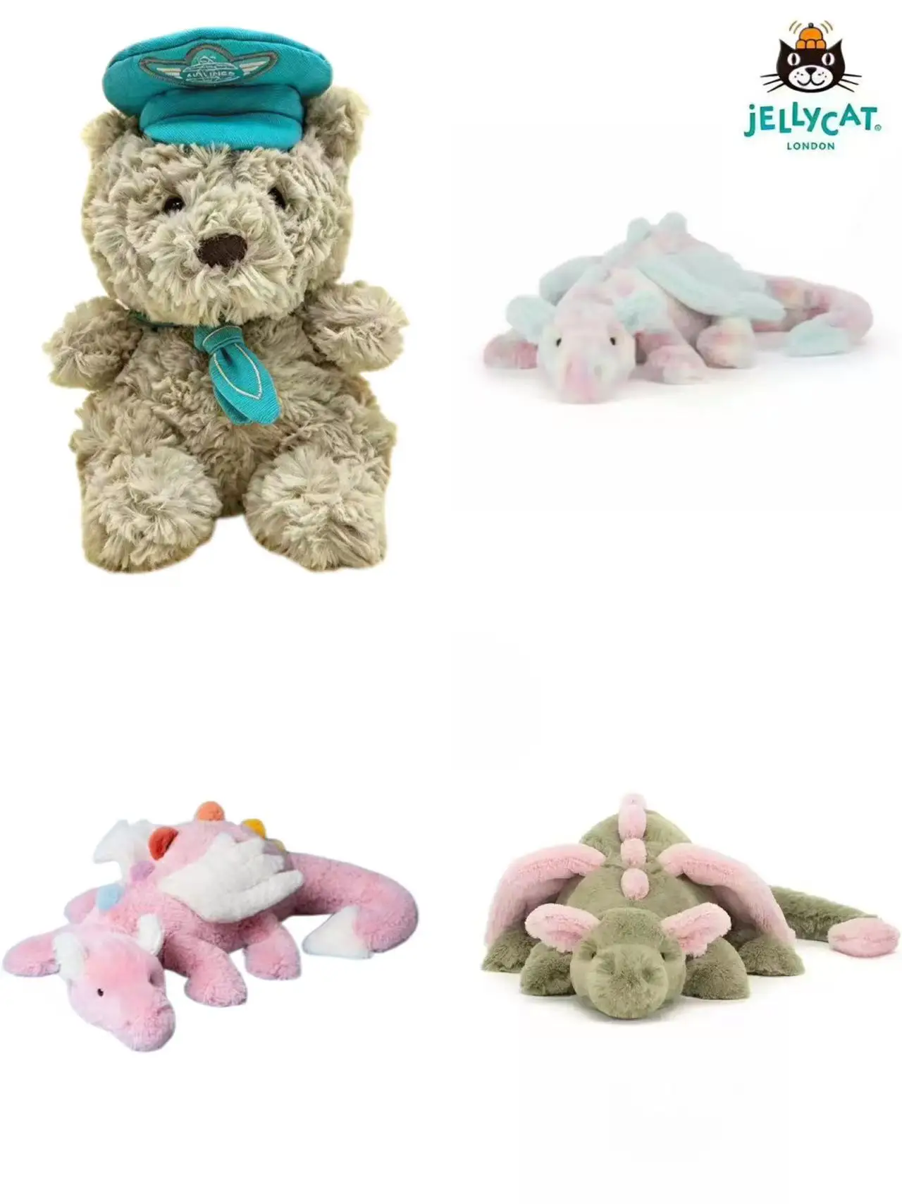 

JELLYCAT Plush Toys JC PlushToys: Love Series; Rabbit Series; Dragon Series;Turtle Series;Bear Series;Clover and Other Dolls