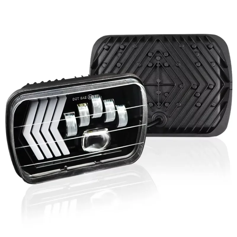 

7 Cross Border Automotive Light Emitting Diode Light 6000K 6 Bead Arrow Turn Signal Headlight for 55w Bulb Products