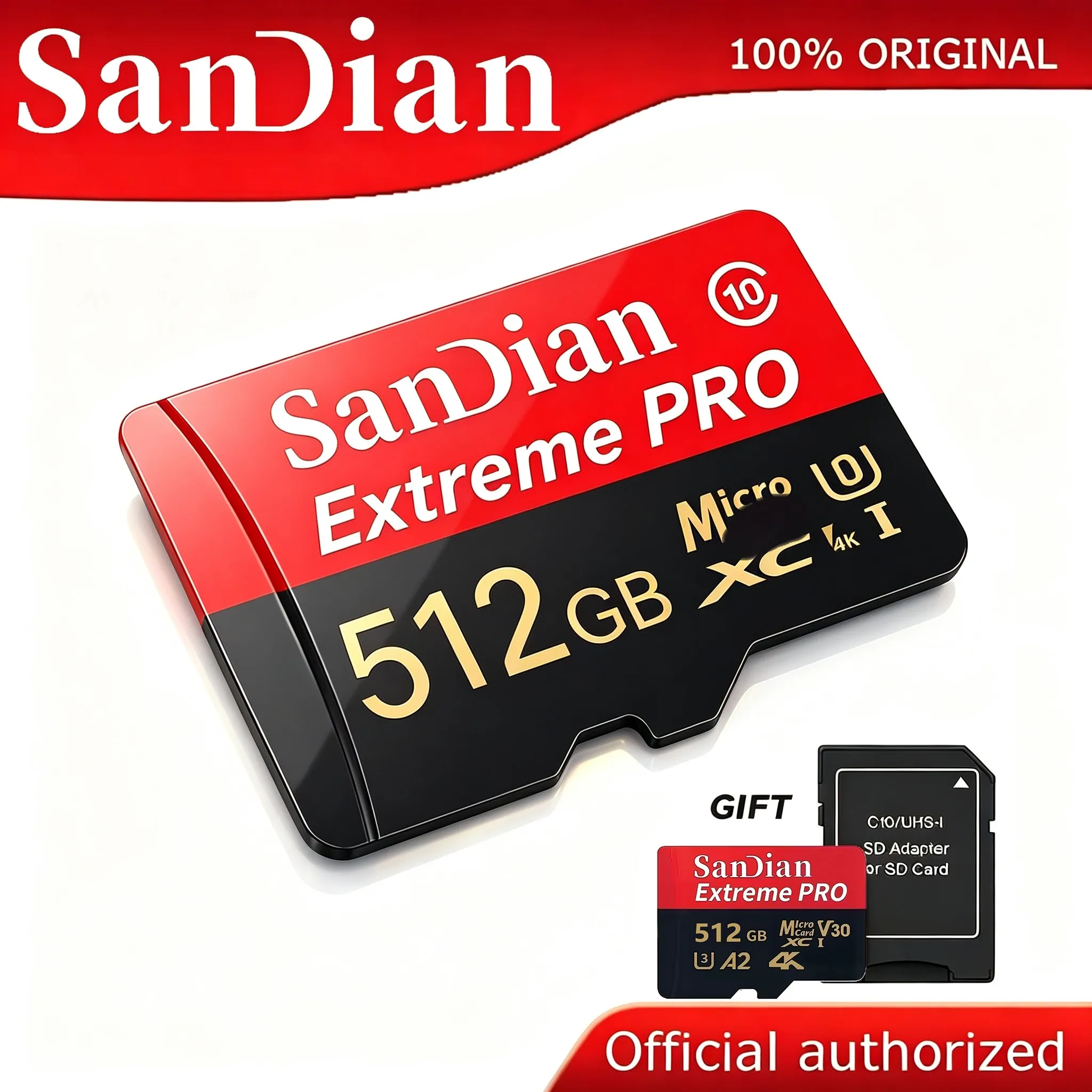 SD Cards 32GB 256GB 64GB Micro TF SD Card Memory Card TF Cards Mini Size U3 for Dash Cam/Phone/Router/Dashcam/Baby Monitor