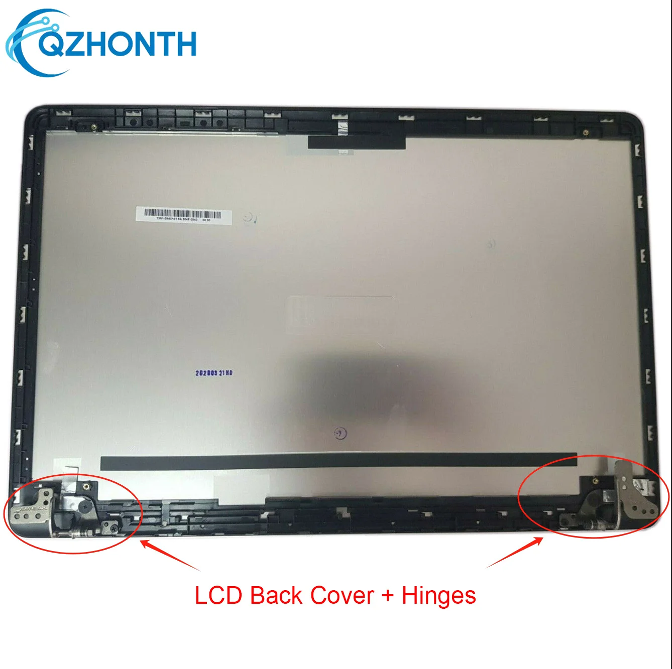 

New LCD Back Cover + Hinges For ASUS N580 NX580VD N580VD X580 X580VD (Non-Touch) (Metal) Gold 15.6"