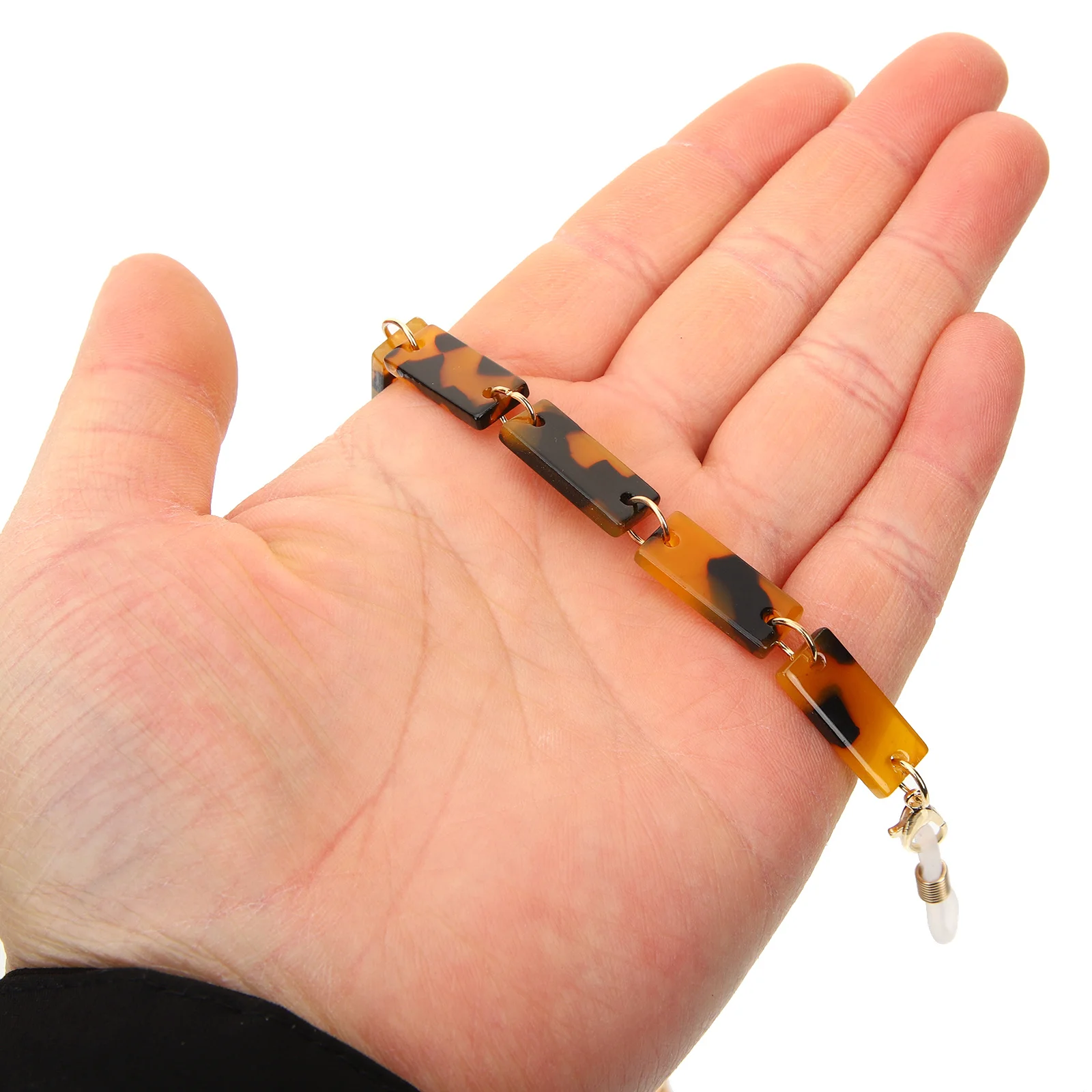 سلسلة نظارات خارجية من النحاس الفاخر، حامل نظارات متين قابل للتعديل للرياضة والمشي لمسافات طويلة وصيد الأسماك ومضاد للفقدان من الزجاج المريح #5