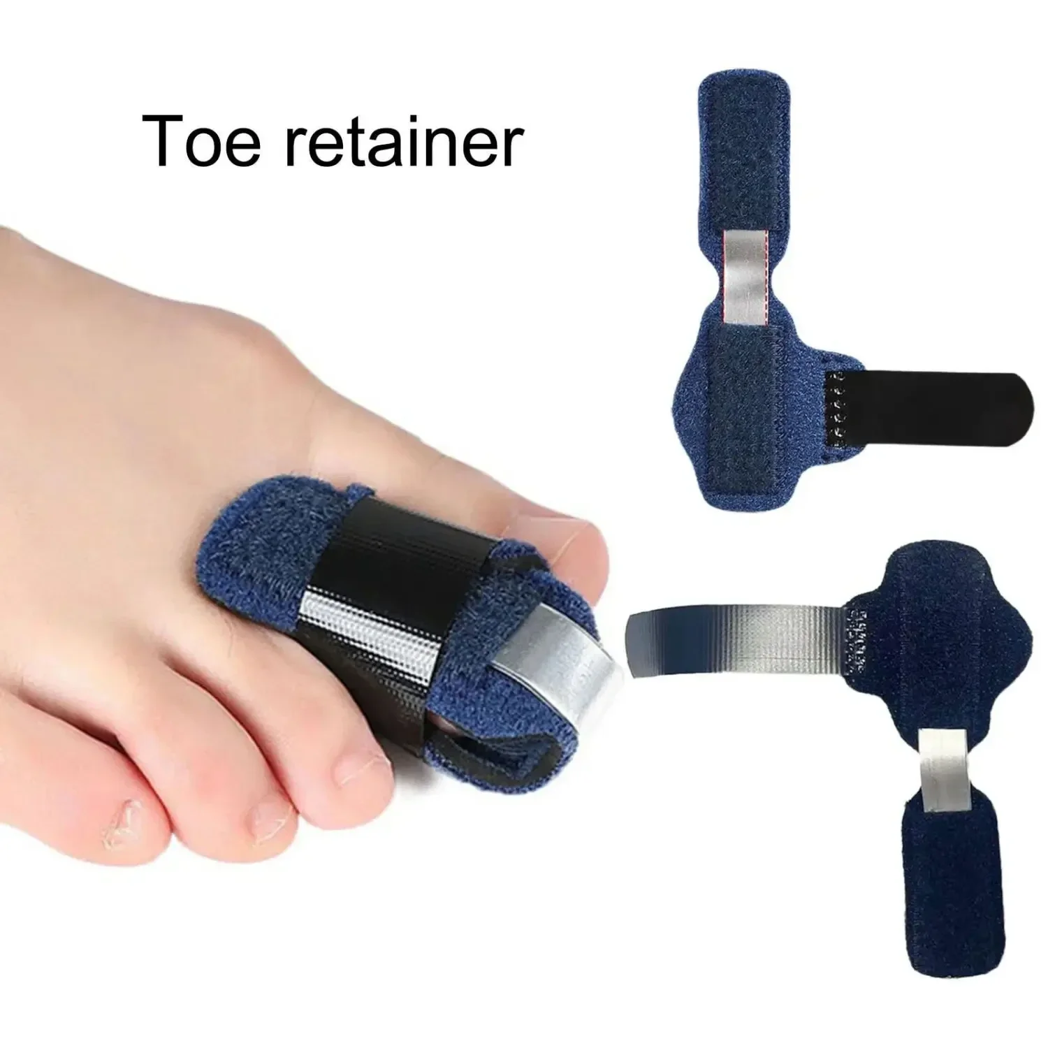 1/2 pièces attelle orteil lisseur marteau correcteur orteil orthèse marteau attelle orteil enveloppement couvre cassé oignon outils de soins des pieds