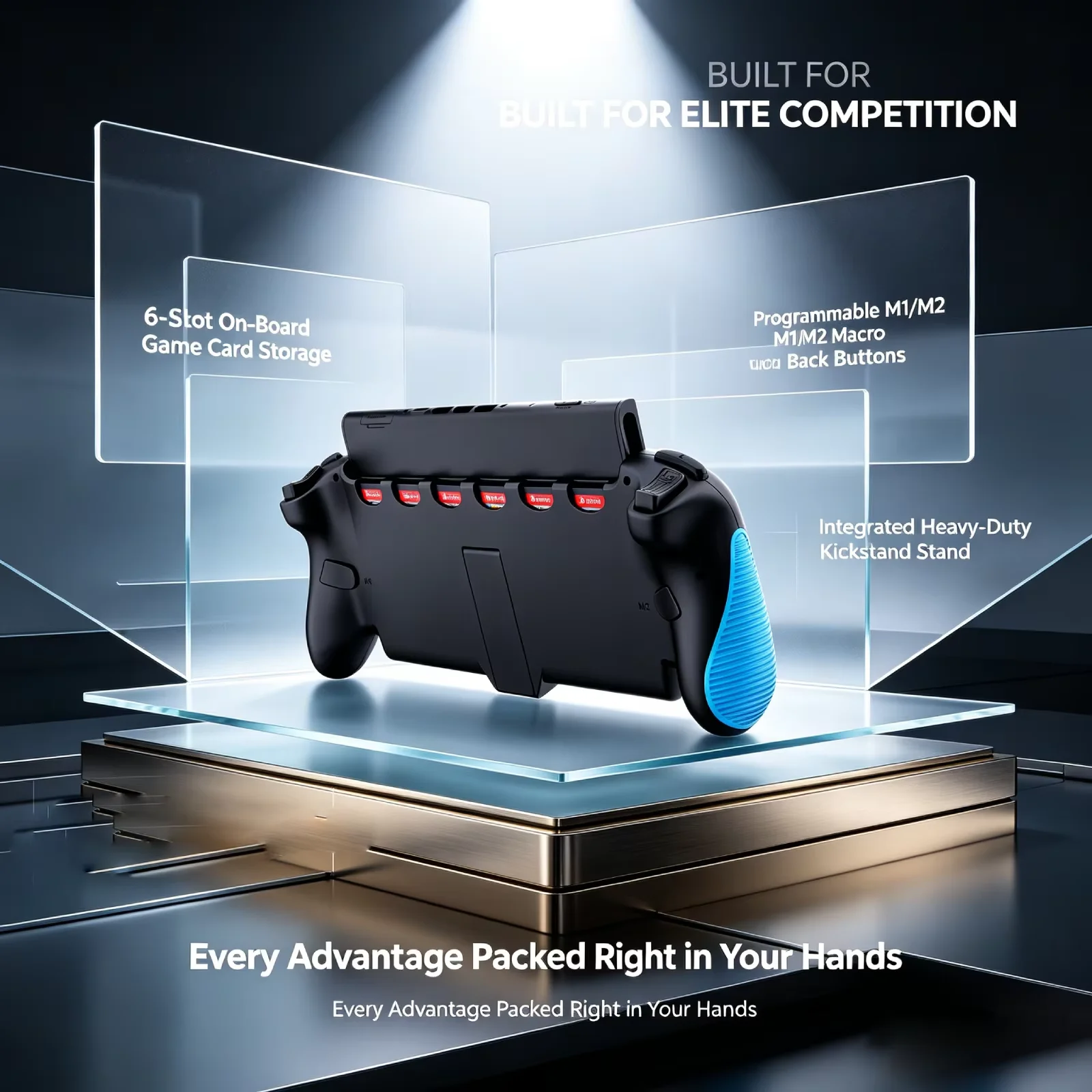 The Integrated Wired Controller Grip for Switch2– 6-Axis Gyro Dual Vibration Type-C Plug and Play Game controller Accessories view 4