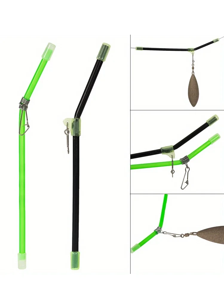 10 Stück Meeresangel-Anti-Tangle-Feeder-Booms, leuchtende Anti-Tangle-Booms mit Schnappverschluss-Balancierverbinder, Angelzubehör, Pesca-Werkzeuge – Detail 10