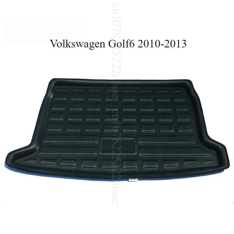 

New Trunk Mats For VW Golf 6 2010-2013 Accessories Waterproof Non-Slip Liner Custom Floor Mat for Volkswagen Golf6 Cargo Liner
