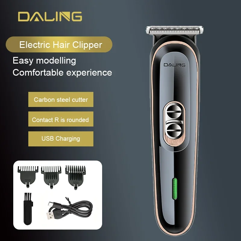 DALING DL-1537 New Rechargeable Home Hair Clipper, Professional Hairdressing Cordless Electric Hair Clipper Hair cutting machine